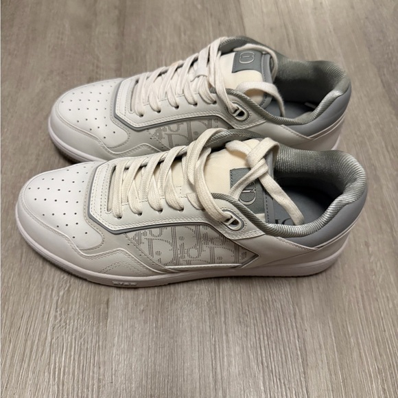 Dior B27 Low Oblique White and Grey Sz 41